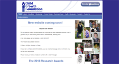 Desktop Screenshot of childgrowthfoundation.org